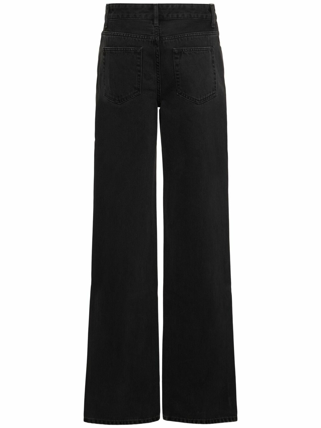 ANN DEMEULEMEESTER Meya Asymmetric Waist Denim Jeans Ann