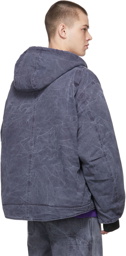 Acne Studios Grey Crinkled Fade Jacket