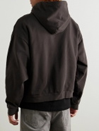 AGOLDE - Salford Oversized Cotton-Jersey Hoodie - Brown