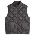 Hiking Patrol Men's Base LT Down Vest in Charcoal Black