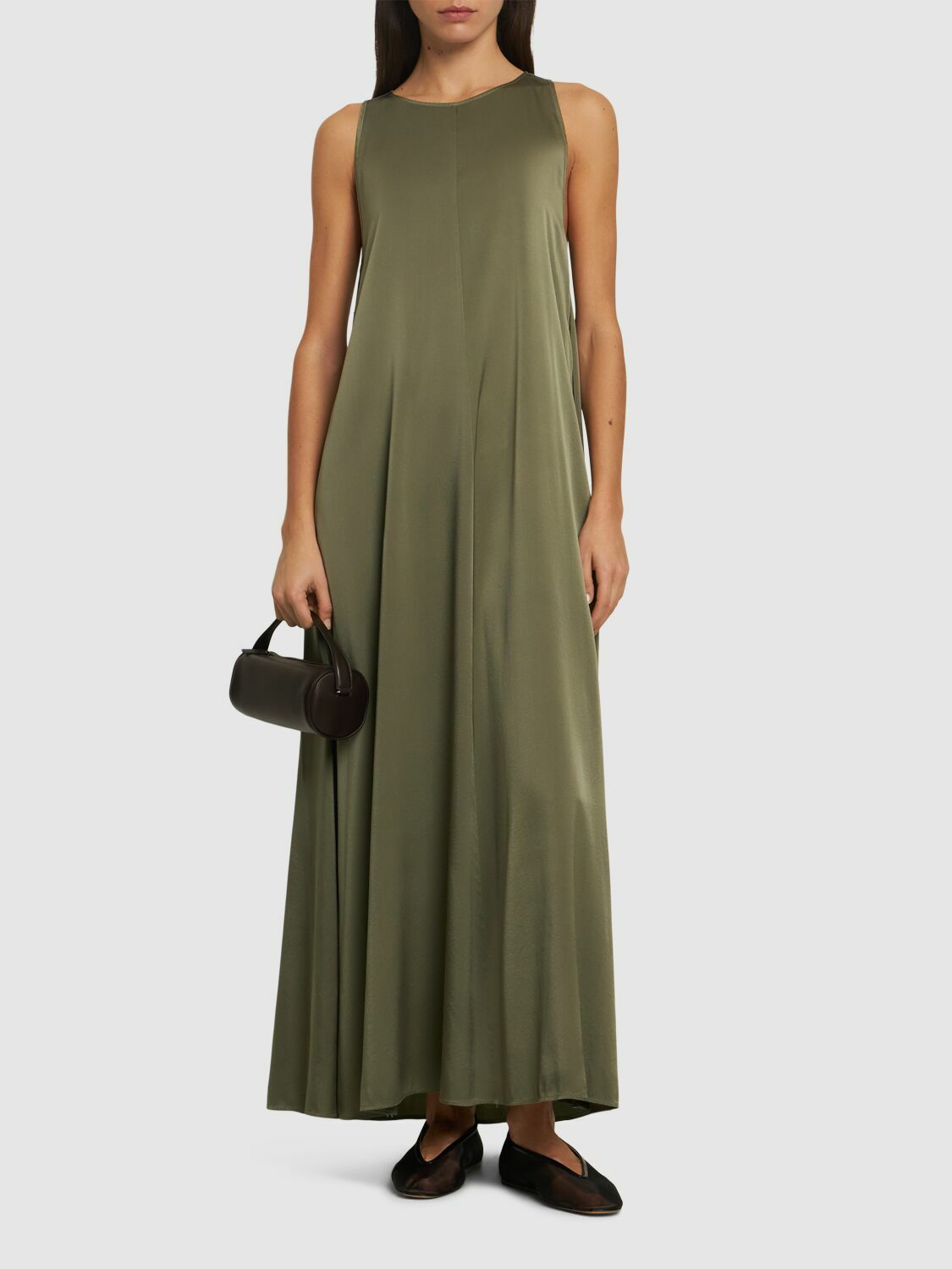 slim fit dress slacks Forte Forte Dresses Blue And Green main image 0