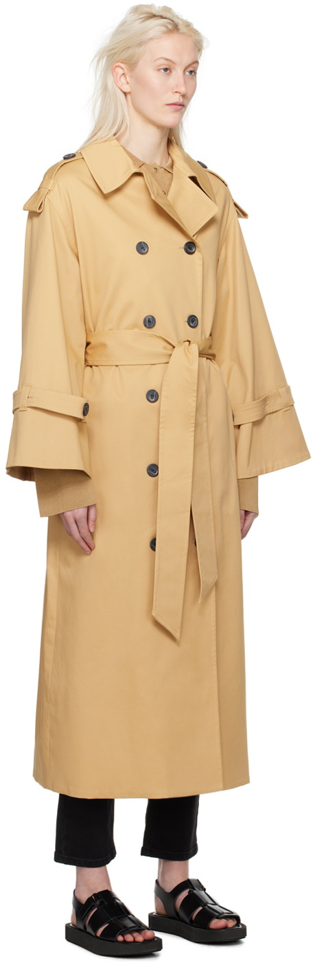 by Malene Birger Beige Alanis Trench Coat