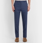 Canali - Kei Slim-Fit Linen and Wool-Blend Suit Trousers - Blue