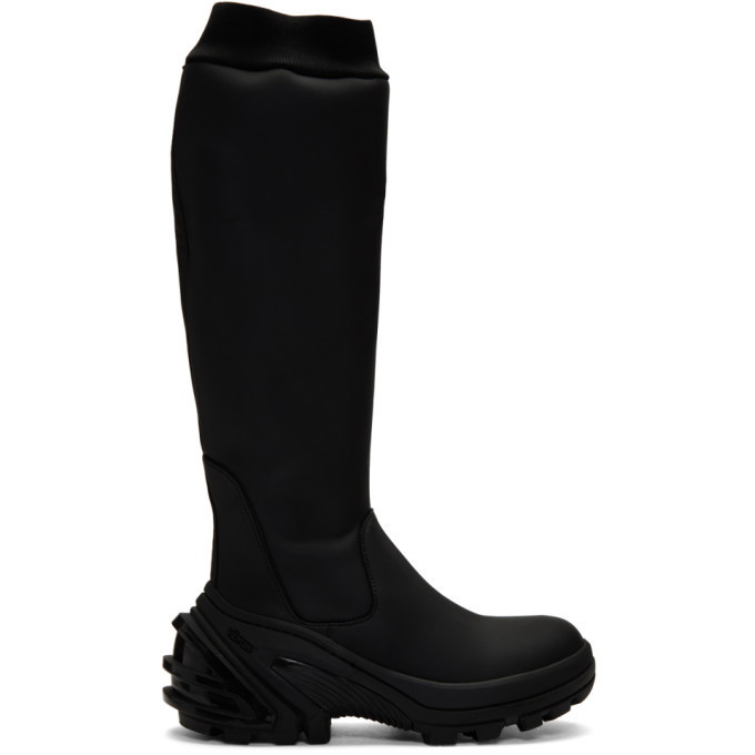 Photo: 1017 ALYX 9SM Black Fixed Sole Knee Boots