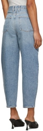 AGOLDE Blue Balloon Ultra High Rise Curved Taper Jeans
