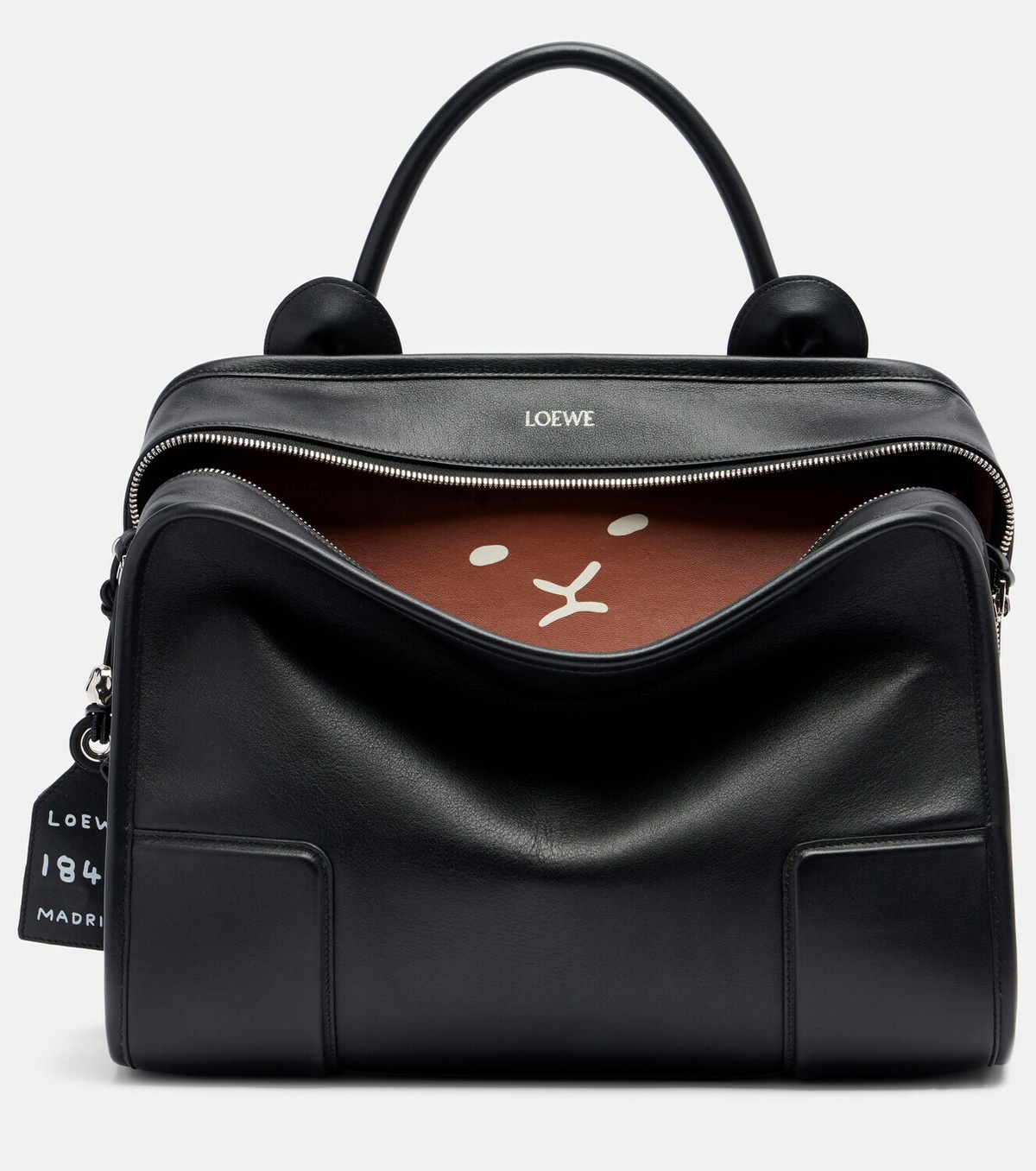 Loewe Amazona 180 Lion Intarsio Large tote bag