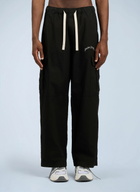 Palm Angels Curved Logo Loose Cargo Pants