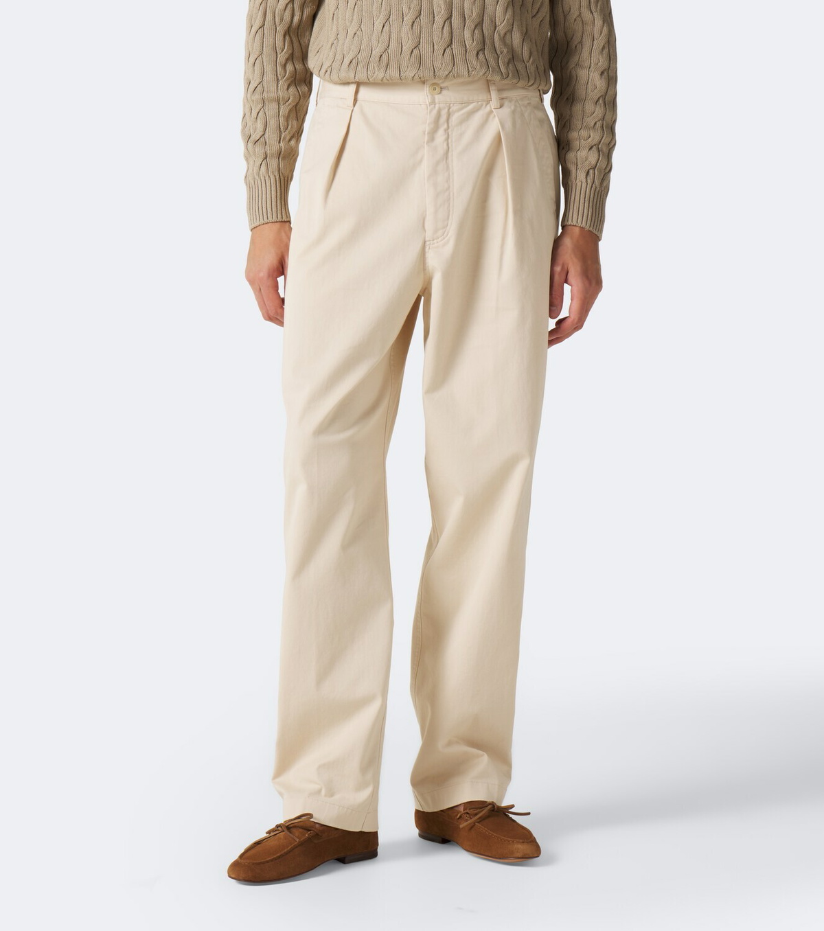 Ralph Lauren Purple Label Cotton-blend straight pants