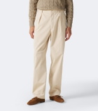 Ralph Lauren Purple Label Cotton-blend straight pants