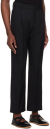 FORMA Black Pleated Trousers