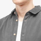 Folk Men's Babycord Shirt in Charcoal