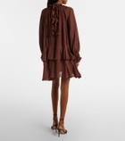 Poupette St Barth Dina ruffled minidress
