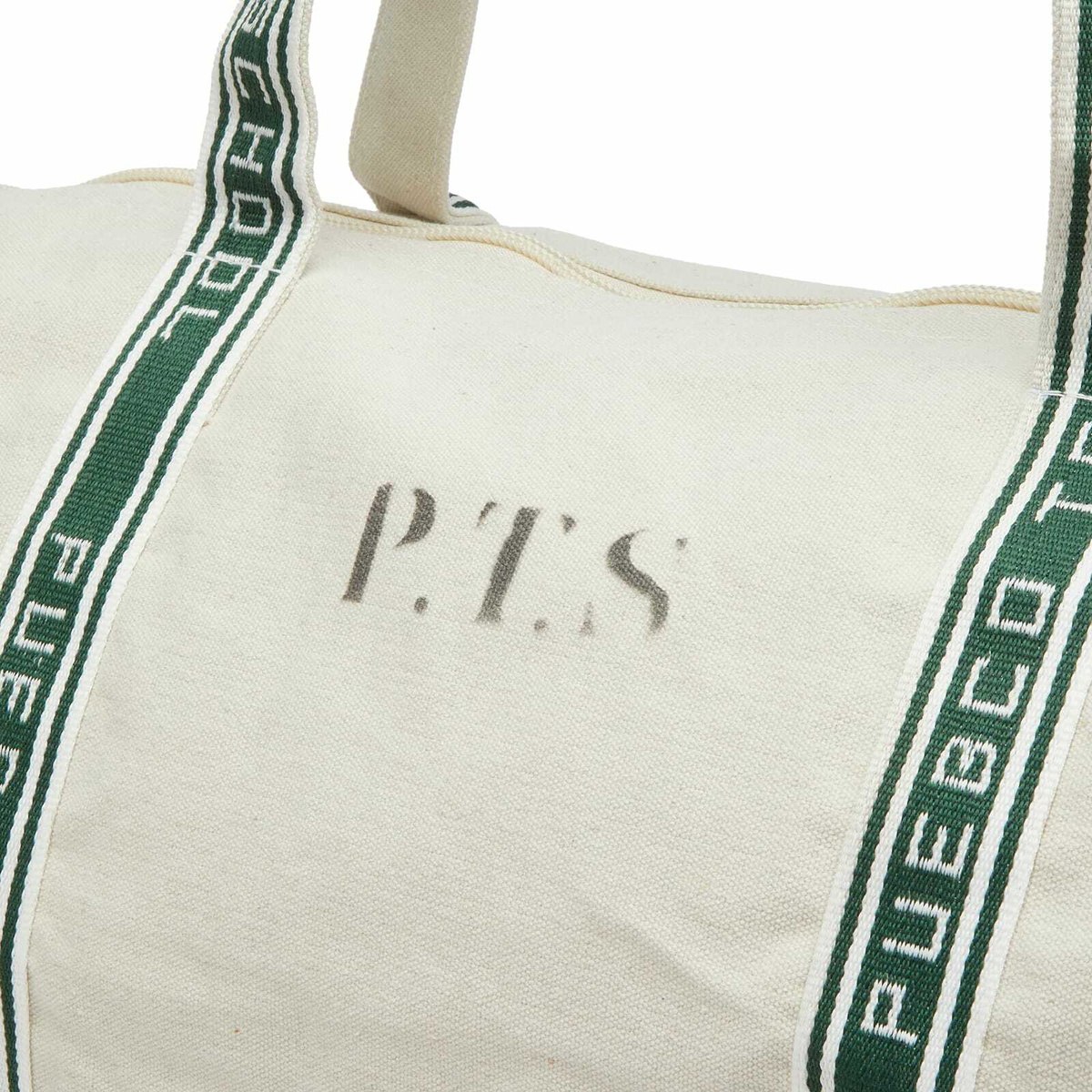 Puebco Canvas Fabric Tennis Bag in Natural 