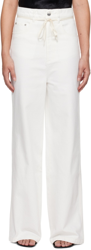 Photo: Nanushka Off-White Sato Jeans