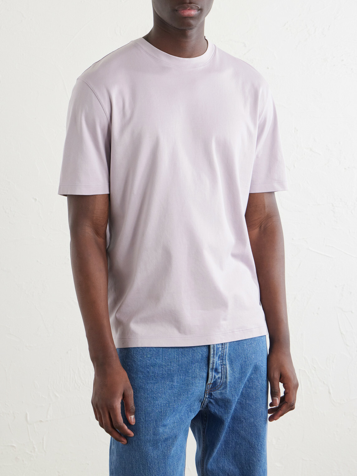 Canali - Cotton T-Shirt - Purple