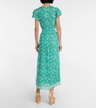 Poupette St Barth Della floral midi dress