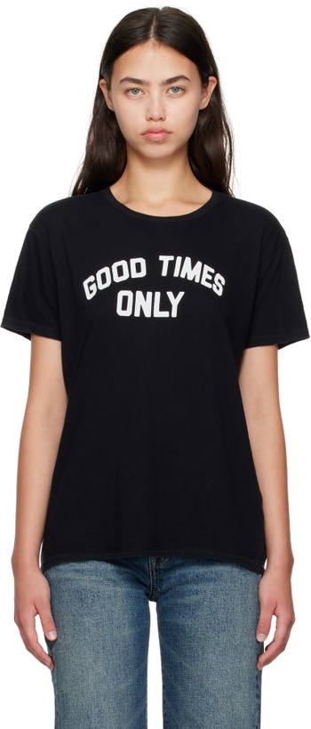 Photo: R13 Black 'Good Times Only' Boy T-shirt