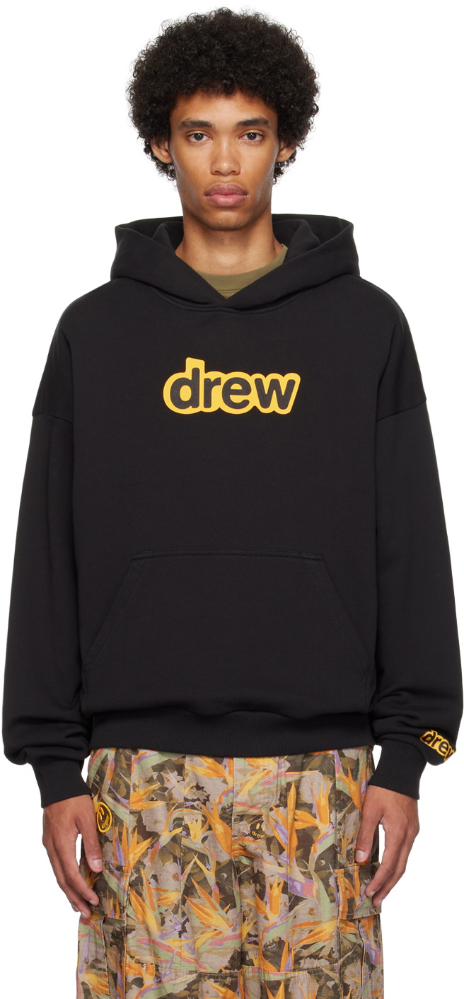 drew house Black Printed Hoodie drew house