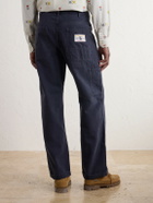 Human Made - Straight-Leg Cotton-Canvas Trousers - Blue