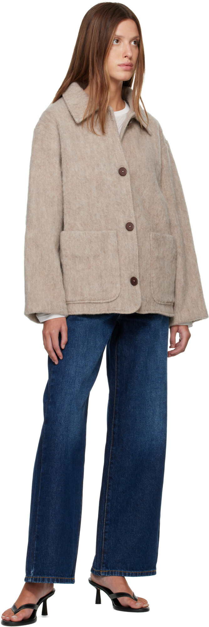 Baserange Beige Umma Jacket