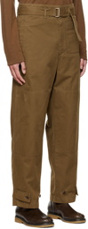 Lemaire Brown Military Pants