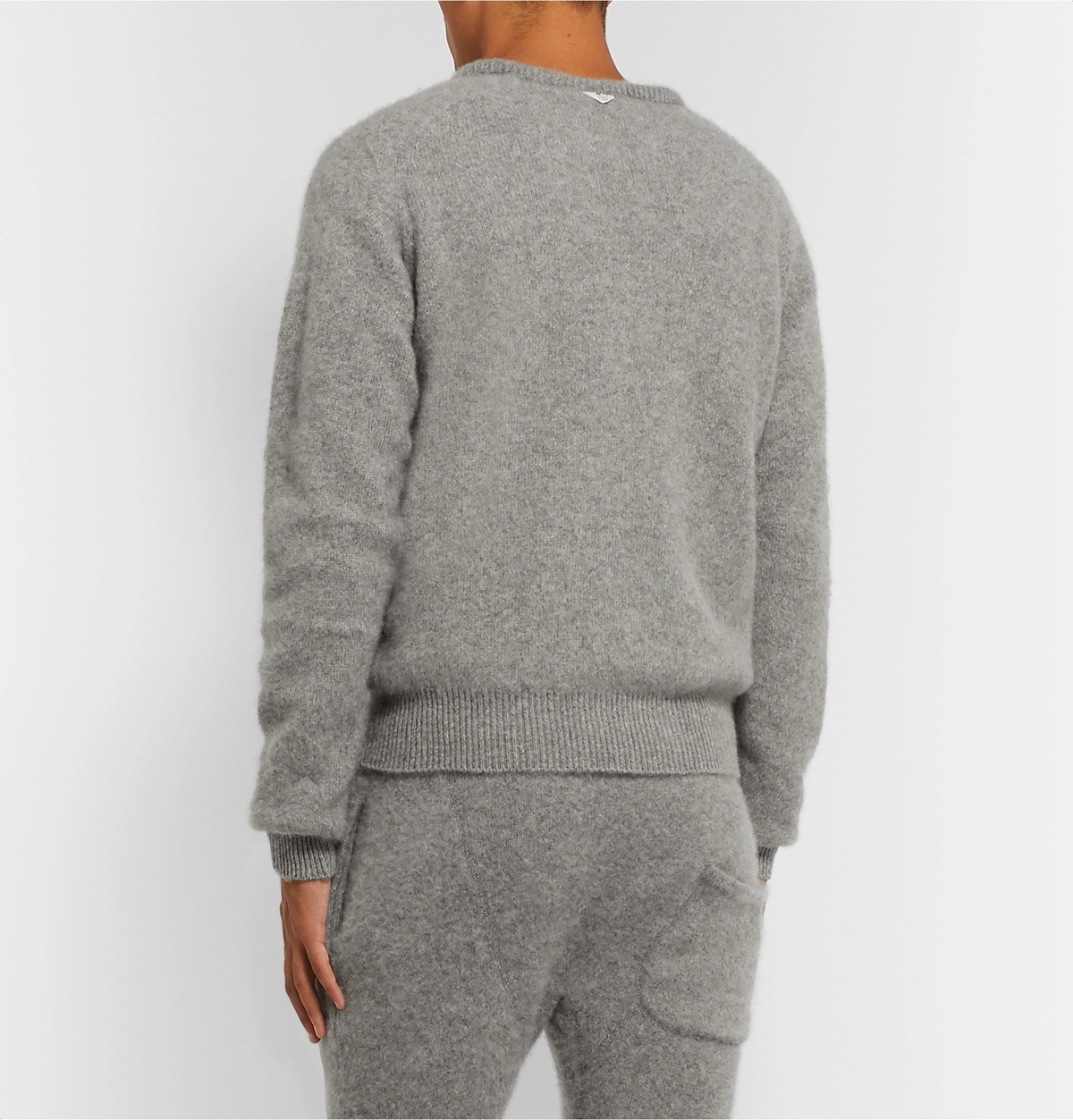 Secondskin - Brushed-Cashmere Sweatshirt - Gray
