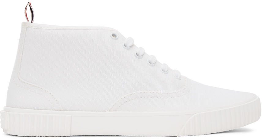スニーカー THOM BROWNE SS23 HERITAGE SNEAKER (MFD201A_F0262996) Thom Browne Heritage mix-print Cotton Sneakers | Green