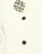 Area Womens Cardigan Ivory