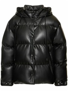 STELLA MCCARTNEY - Faux Leather Quilted Puffer Jacket