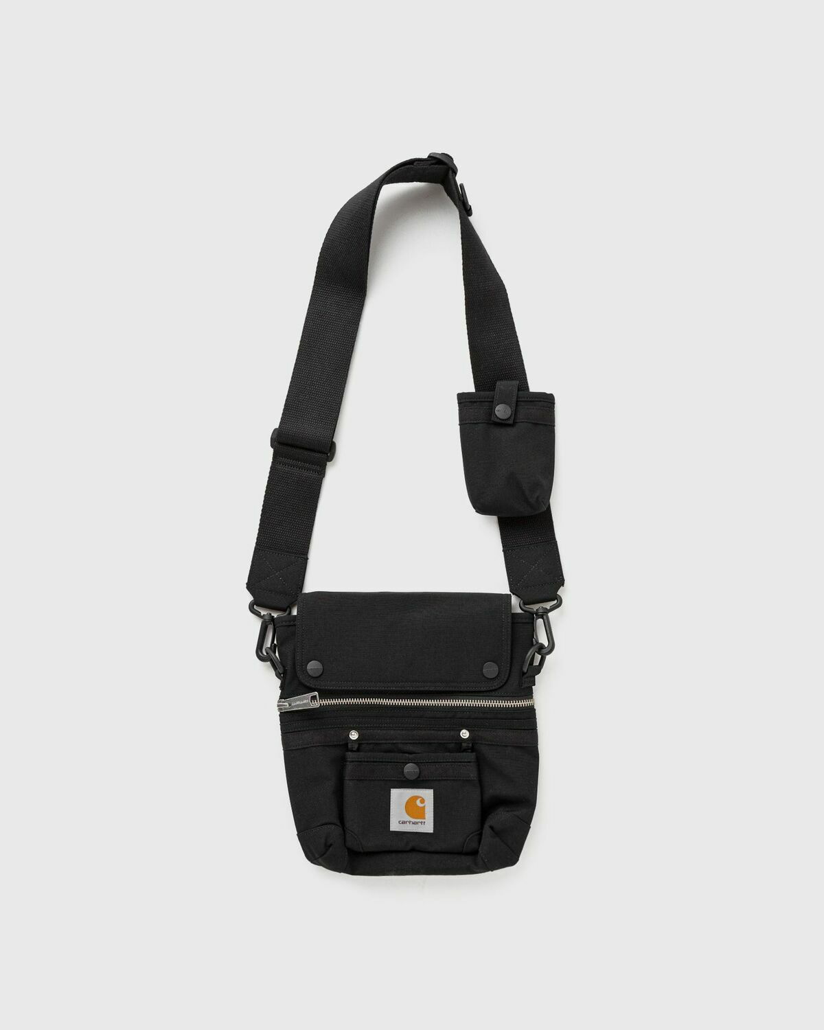 ショルダーバッグ CARHARTT WIP Men Shoulder bag Black I031470 89XX Carhartt WIP Carpenter Shoulder Bag Black Mens Messenger