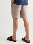 Club Monaco - Linen and Cotton-Blend Drawstring Shorts - Neutrals