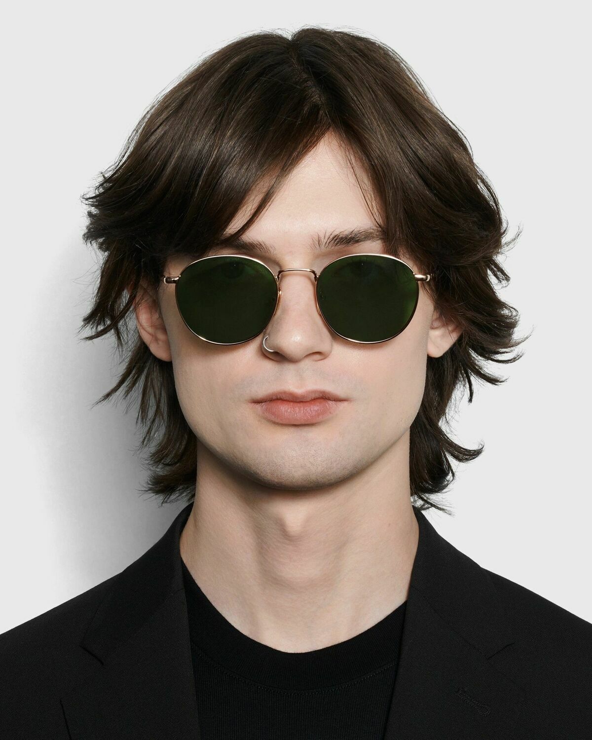 Chimi Eyewear Round Soft Gold/Green Gold/Green Eyewear Chimi  display picture 3