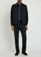 Sunspel Wool Jacket Navy
