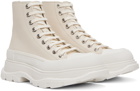 Alexander McQueen Off-White Tread Slick Sneakers