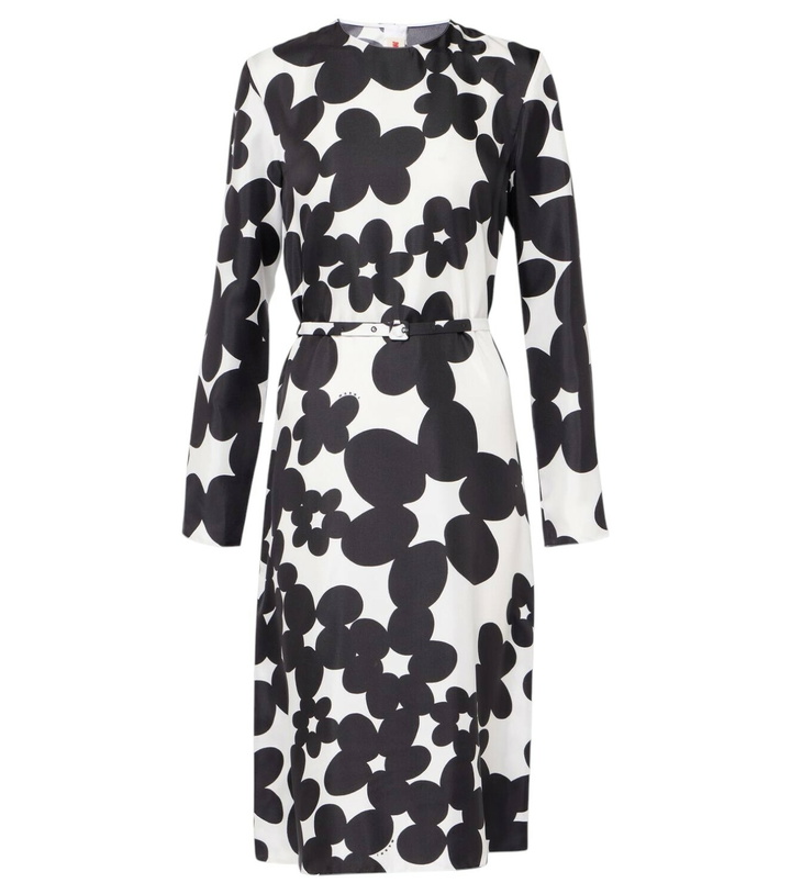 Photo: Marni Printed silk midi dress