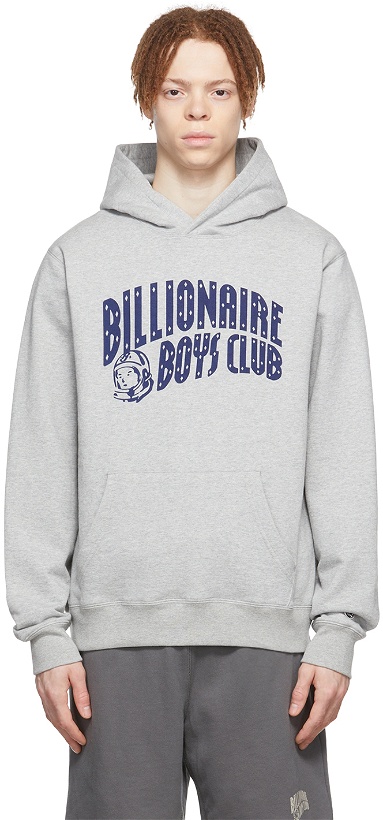 Photo: Billionaire Boys Club Gray Arch Logo Hoodie
