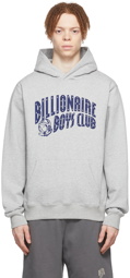 Billionaire Boys Club Gray Arch Logo Hoodie