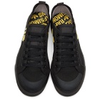 Raf Simons Black and Yellow adidas Originals Edition Spirit V Sneakers