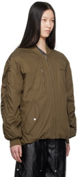 Isabel Marant Etoile Khaki Coleen Bomber Jacket