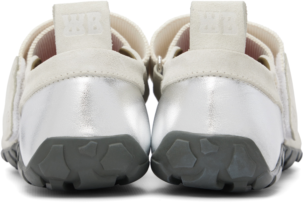 Wales Bonner Silver Jewel Mary Jane Sneakers