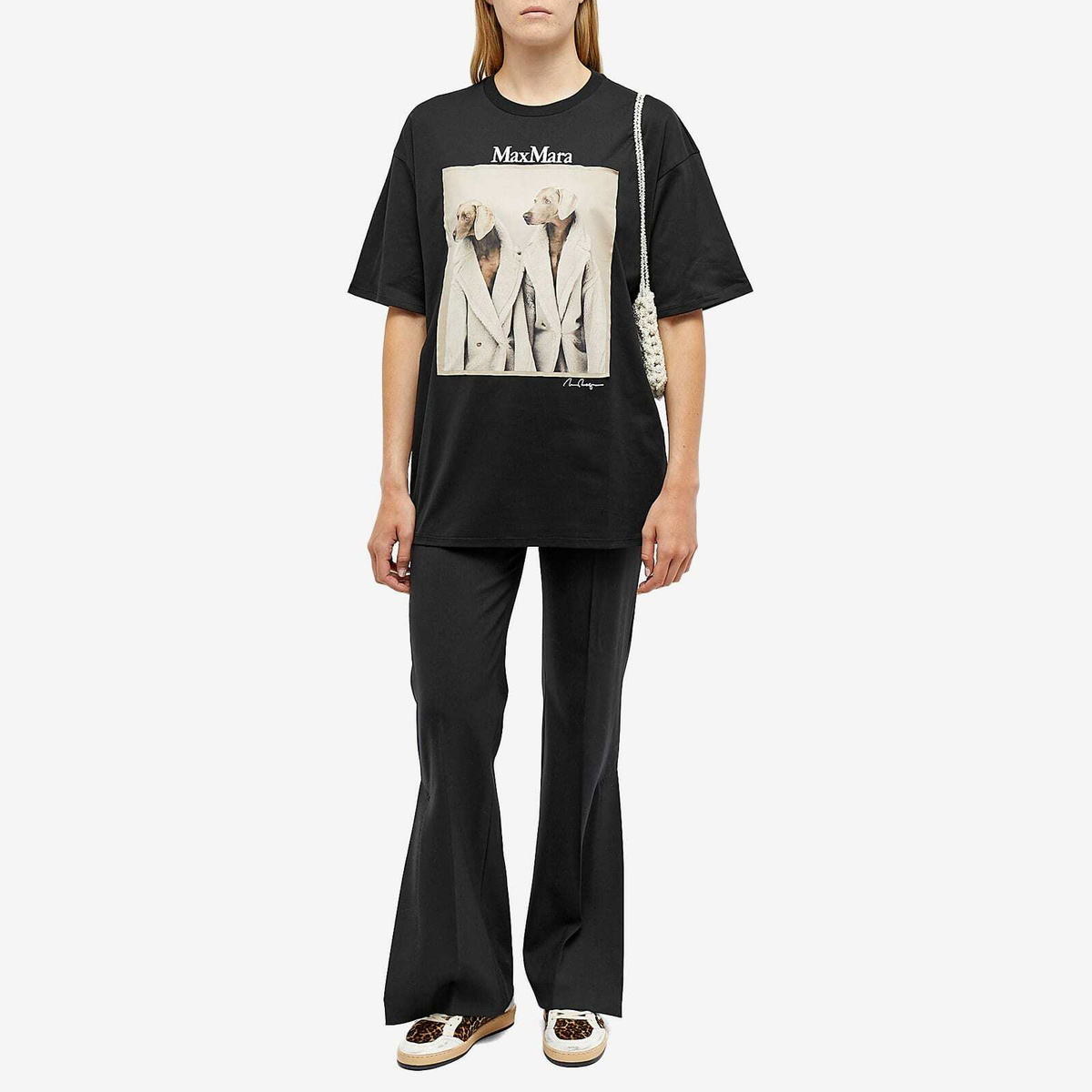 マックスマーラ MAX MARA Tシャツ TACCO ロゴ 半袖 新作 (Max