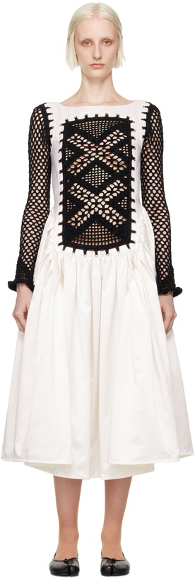 Photo: Chopova Lowena White Careen Midi Dress