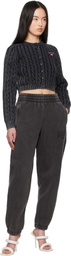 alexanderwang.t Black Logo Lounge Pants