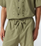 Commas Mid-rise shorts