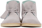 Clarks Originals Grey Suede Desert Boots