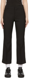 AMI Alexandre Mattiussi Black Flared Short Trousers