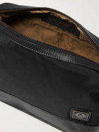 Belstaff - Jacob Logo-Appliquéd Leather-Trimmed Nylon Wash Bag