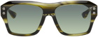 Dita Black & Green Grand-APX Sunglasses