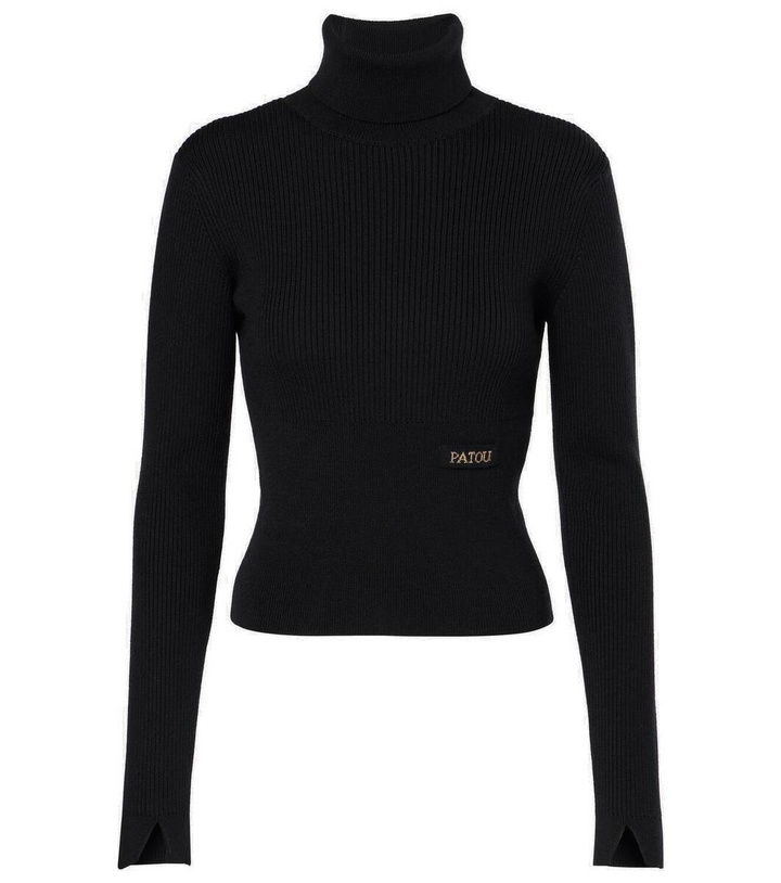 Photo: Patou Logo turtleneck sweater