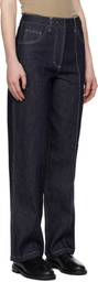 CO Navy Pinched Seam Jeans